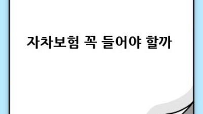 양평 청운면 렌트카 자차보험, 똑똑하게 고르는 법🚗💨